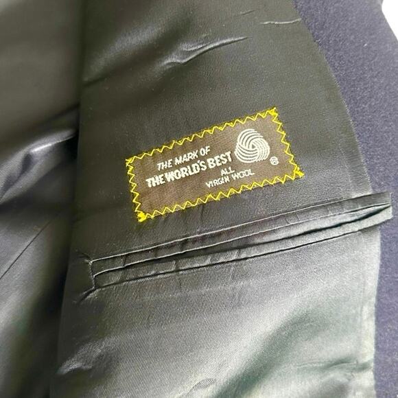 Polo University Club By Ralph Lauren Men’s Virgin Wool Blazer Size 42 Navy Blue - Picture 13 of 15